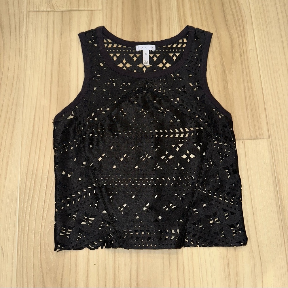 Black lace top